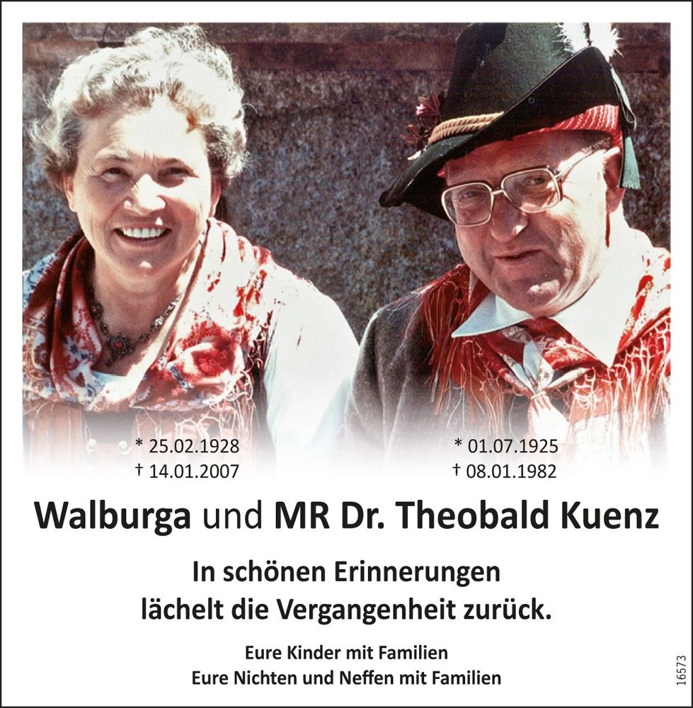 Walburga und Theobald Kuenz