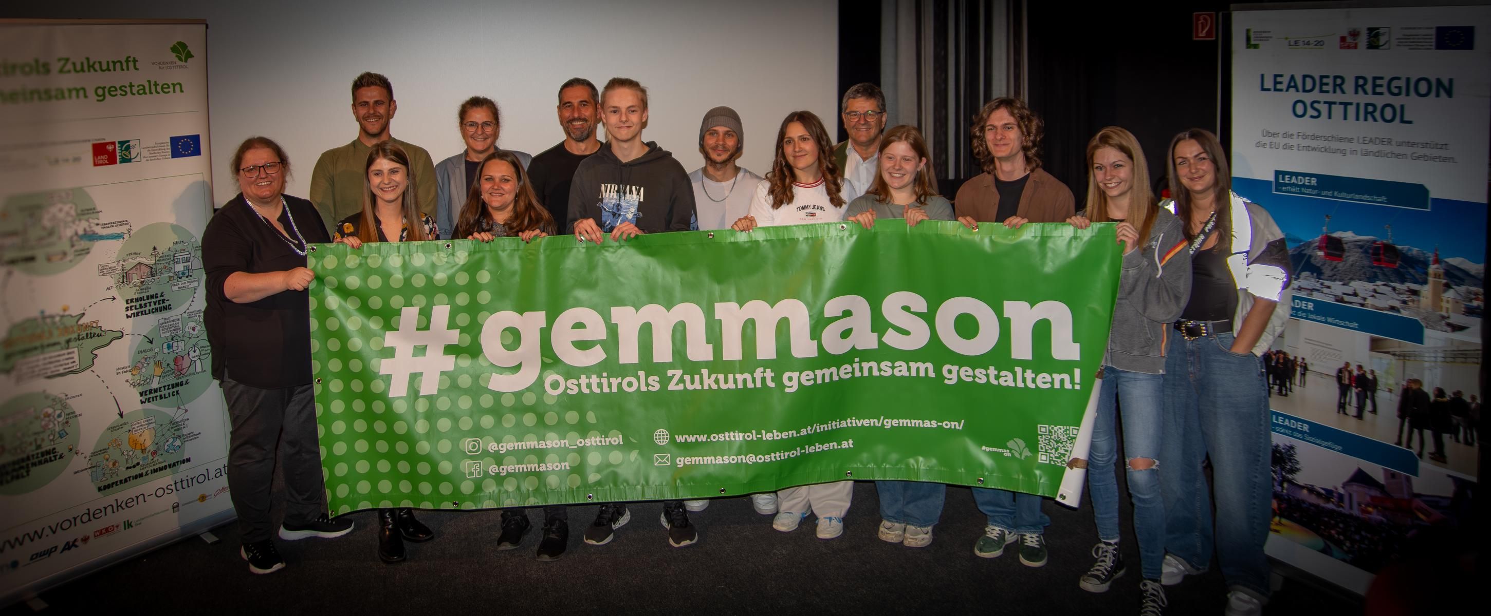 Gruppenfoto bei der Veranstaltung im CineX