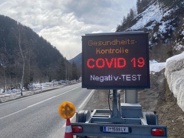Ausreisetestpflicht f&uuml;r Tirol samt Osttirol bis 5. Mai verl&auml;ngert