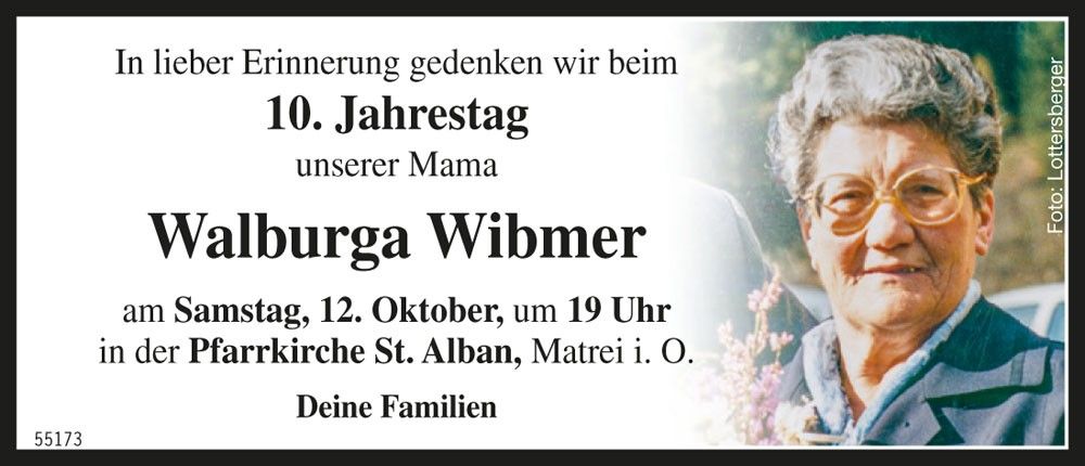 Walburga Wibmer