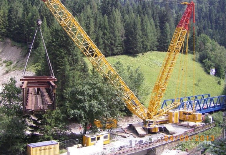 Neue Br&uuml;cke f&uuml;r die Geiltalbahn