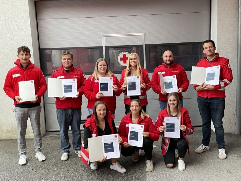Rotes Kreuz: Zertifikate f&uuml;r engagierte Jugend-BetreuerInnen