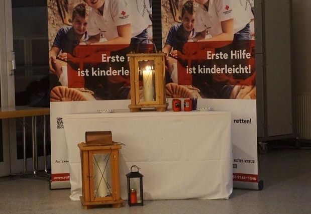 Friedenslicht-Aktion des Roten Kreuzes