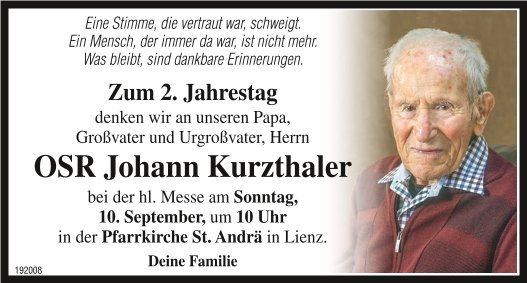 Johann Kurzthaler