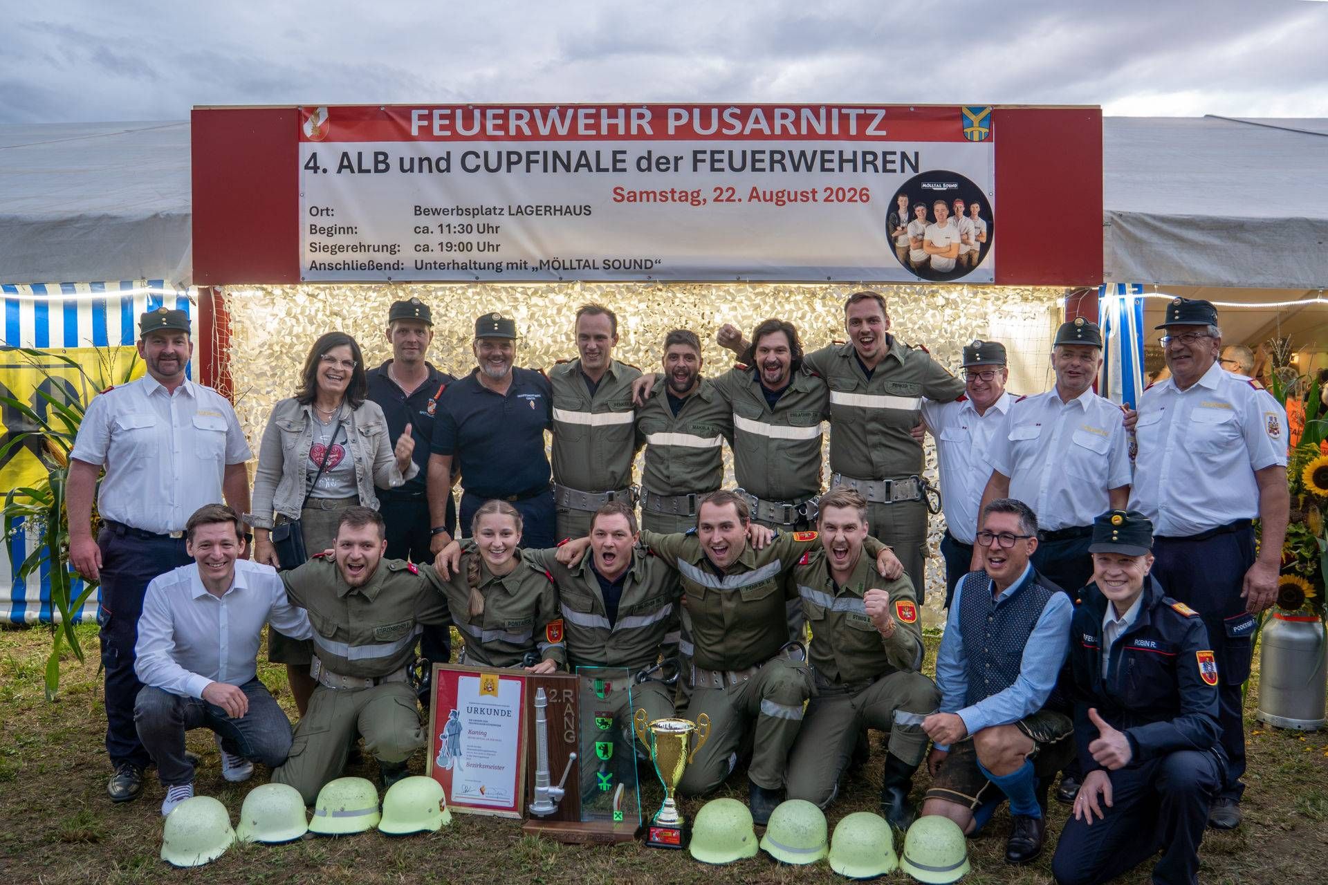 Zweitplatzierte FF Kaning