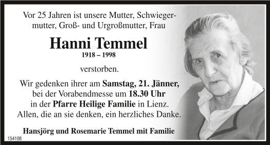 Hanni Temmel