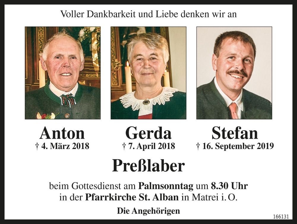 Anna,&nbsp;Gerda und Stefan Pre&szlig;laber
