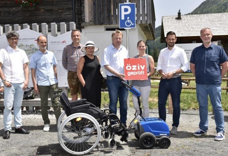 Barrierefrei von der Egger- zur Dellacher Alm