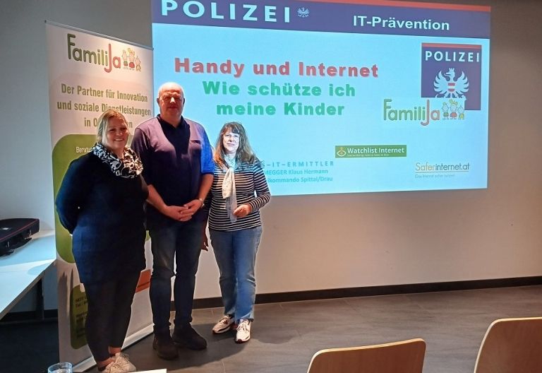 Internetsicherheit zum Thema gemacht