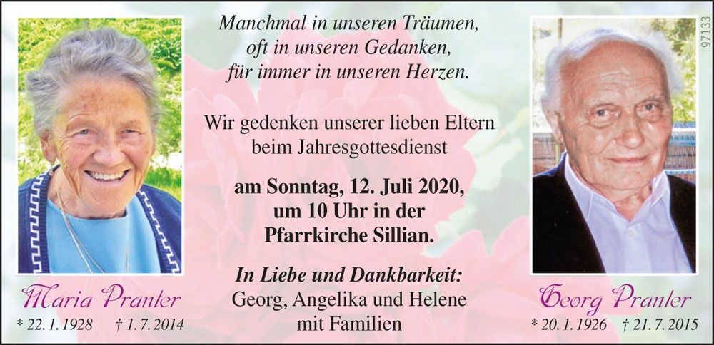 Maria und Georg Pranter