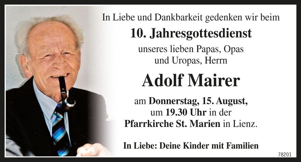 Adolf Mairer
