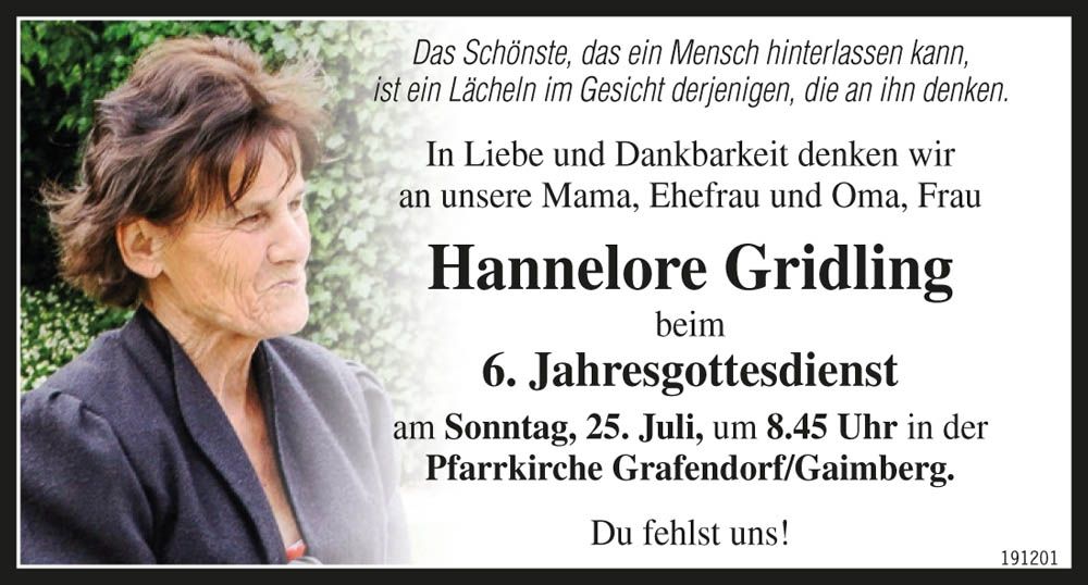 Hannelore Gridling