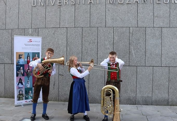 Junge Musiktalente beim Bundesbewerb