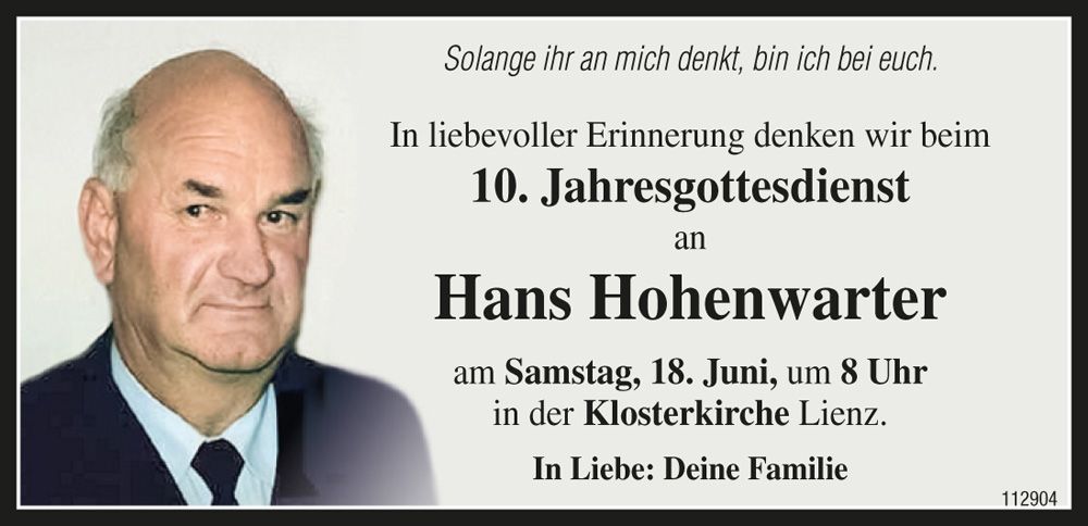 Hans Hohenwarter