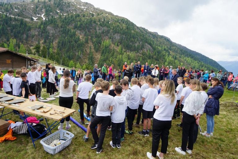 Schulprojekt: Grenzen &uuml;berwinden, Steine ins Rollen bringen