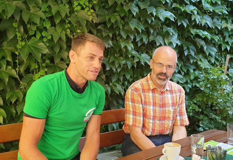 Gebi Mair mit dem Rad durch ganz Tirol