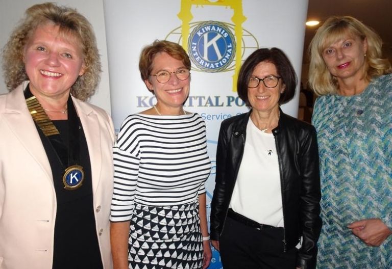 Neue Pr&auml;sidentin f&uuml;r Kiwanis Damen-Club 
