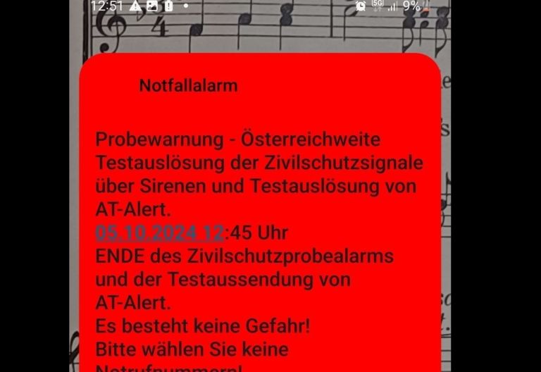 99,09 Prozent der K&auml;rntner Sirenen funktionierten