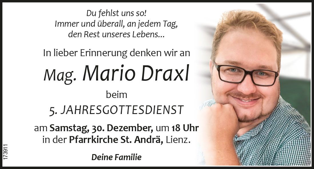 Mag. Mario Draxl