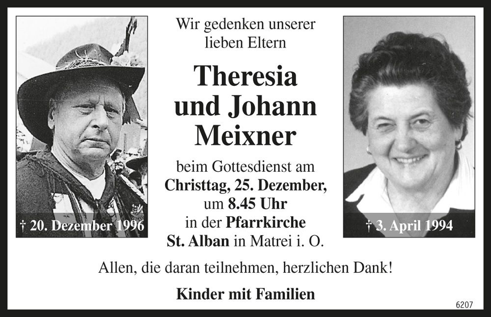 Theresia und Johann Meixner