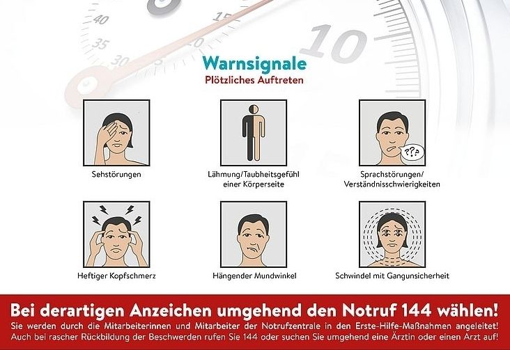 Bei einem Schlaganfall z&auml;hlt jede Minute!