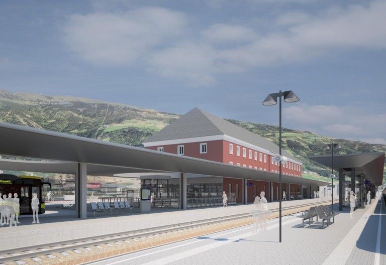 Jahrhundertprojekt Mobilit&auml;tszentrum Lienzer Bahnhof