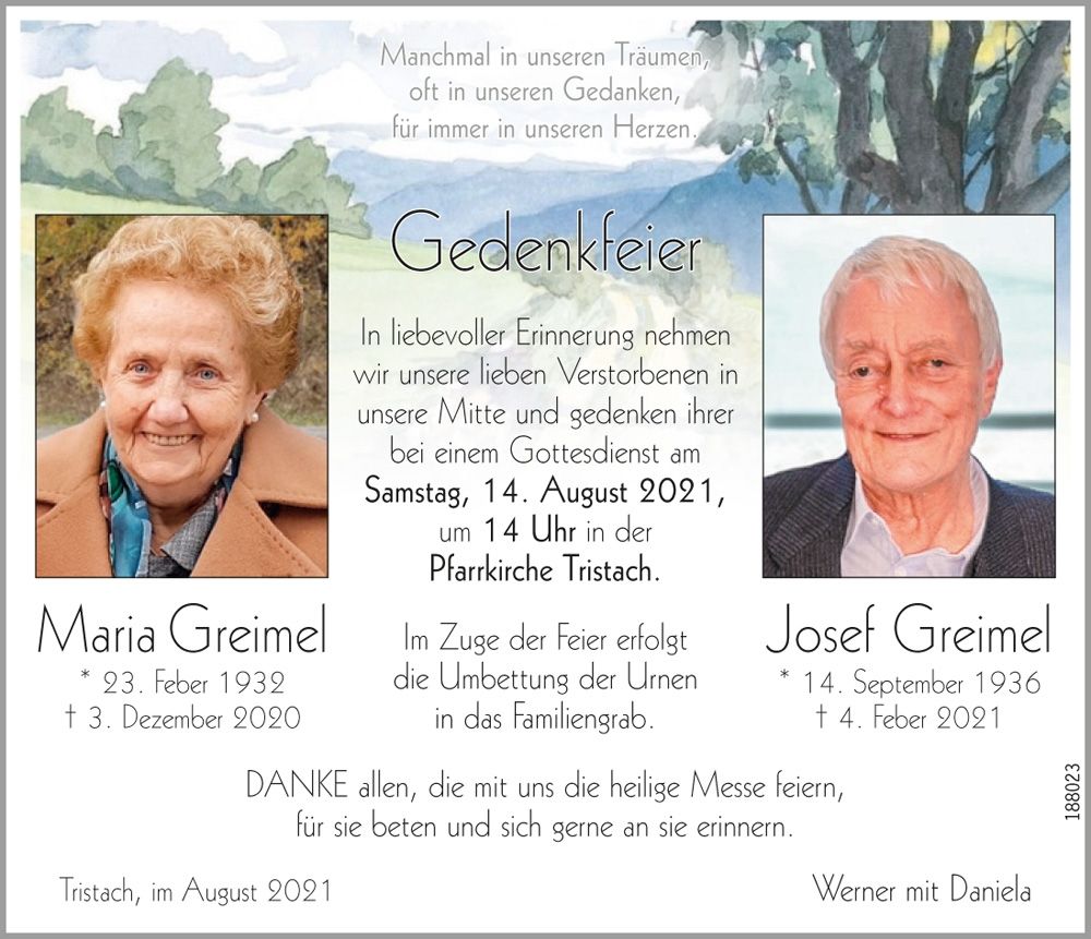 Maria und Josef Greimel