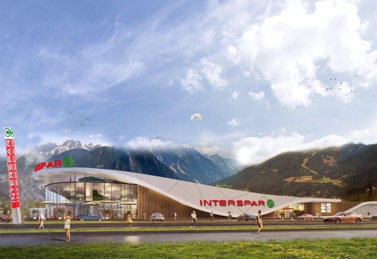 In Debant entsteht modernster Interspar &Ouml;sterreichs