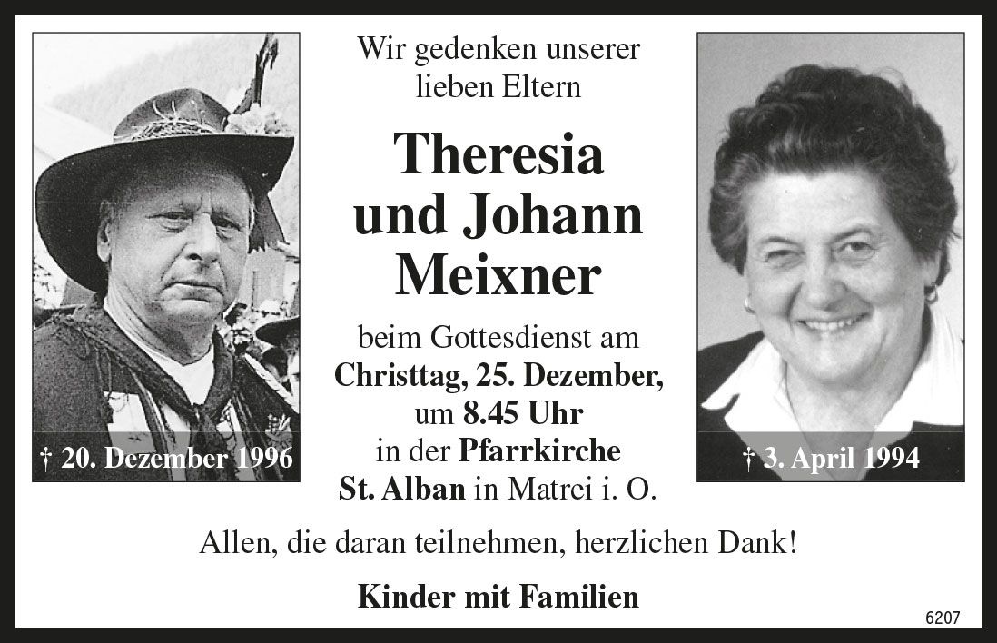 Theresia und Johann Meixner