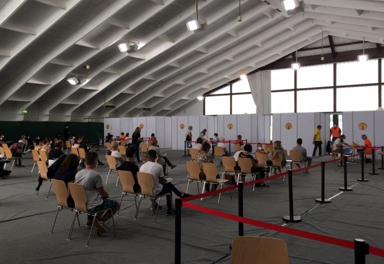 Gro&szlig;er Andrang beim Tiroler Impftag