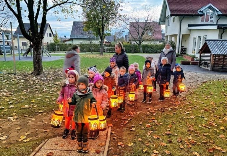Ein Laternenfest zu Ehren des hl. Martin