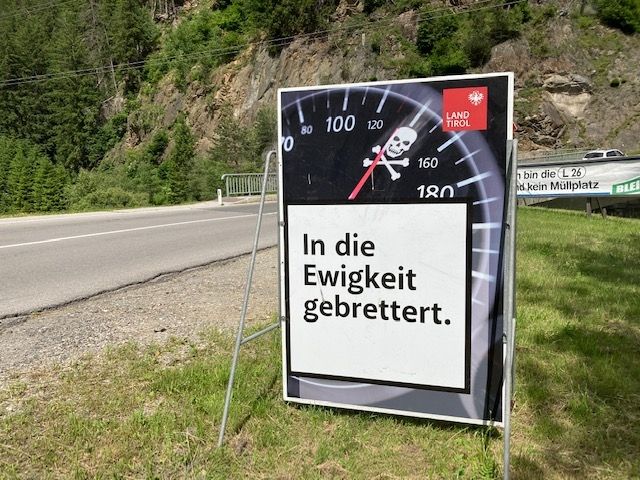 Sicherheitskampagne gegen Raserei