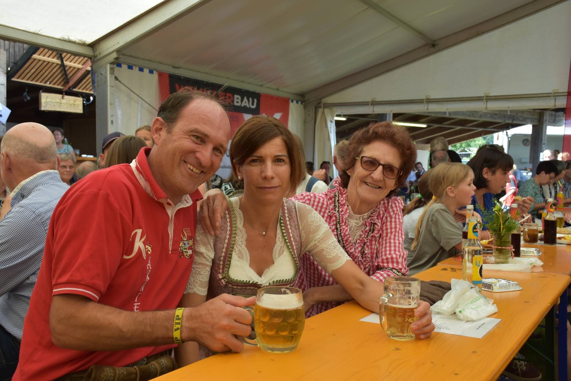 Gute Stimmung herrschte am Sonntag im Festzelt.