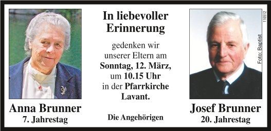 Anna und Josef Brunner