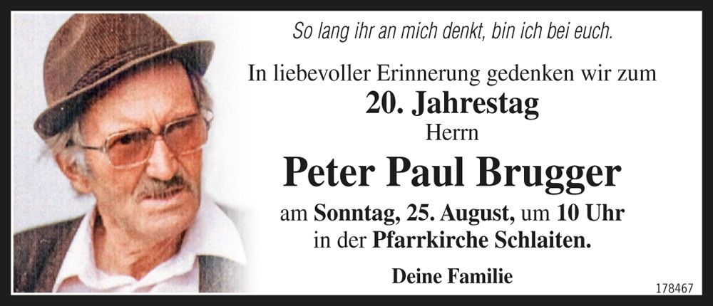 Peter Paul Brugger
