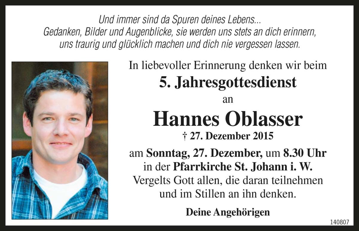 Hannes Oblasser