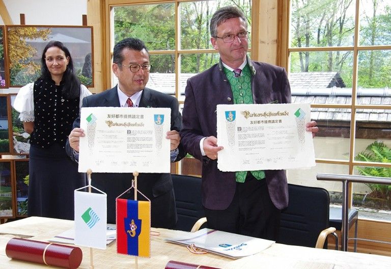 Gemeinde - Partnerschaft verbindet Seeboden mit Japan