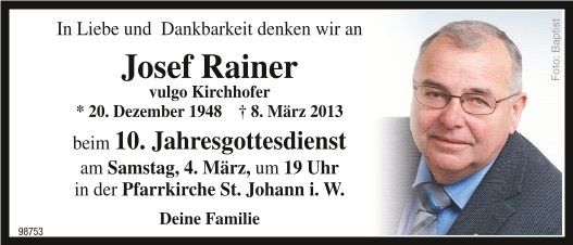 Josef Rainer