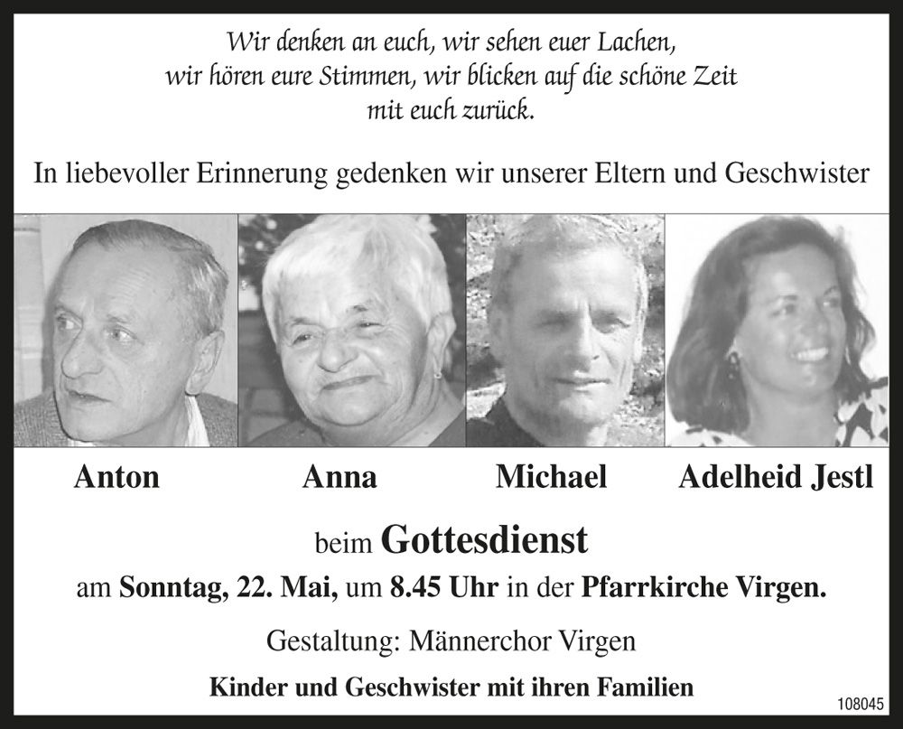 Anton, Anna, Michael, Adelheid Jestl