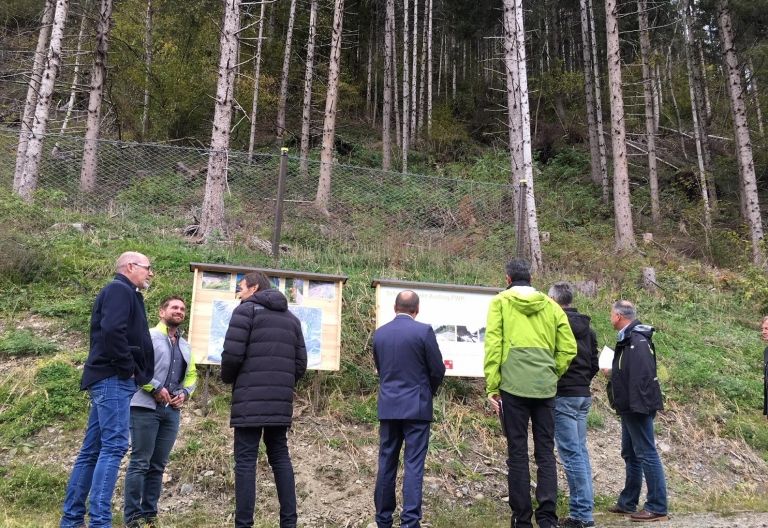 Aufr&auml;umen, Sichern und Aufforsten in Assling