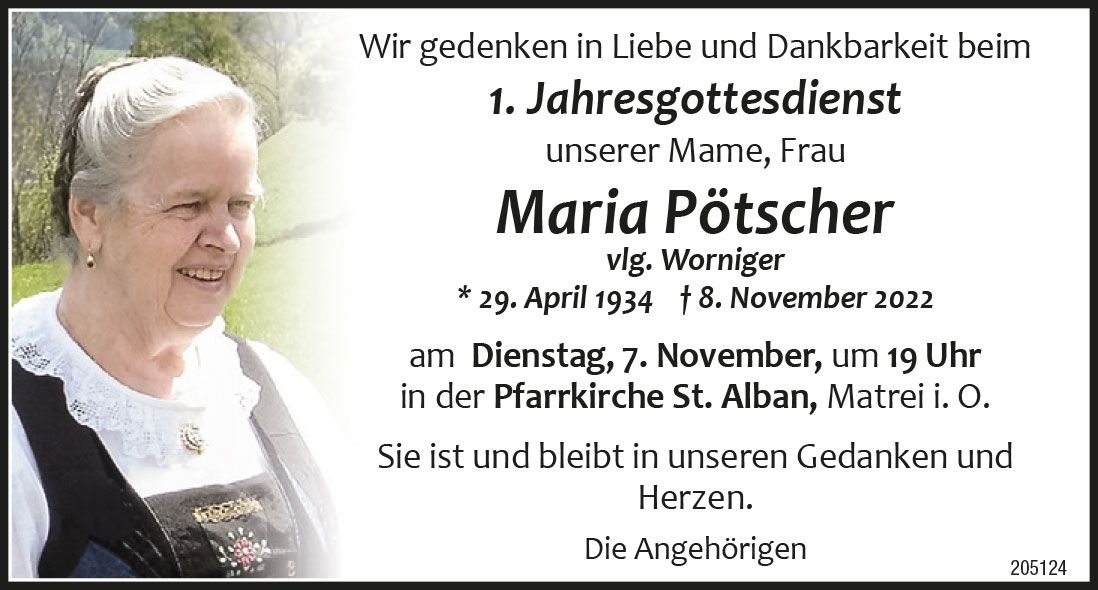Maria P&ouml;tscher