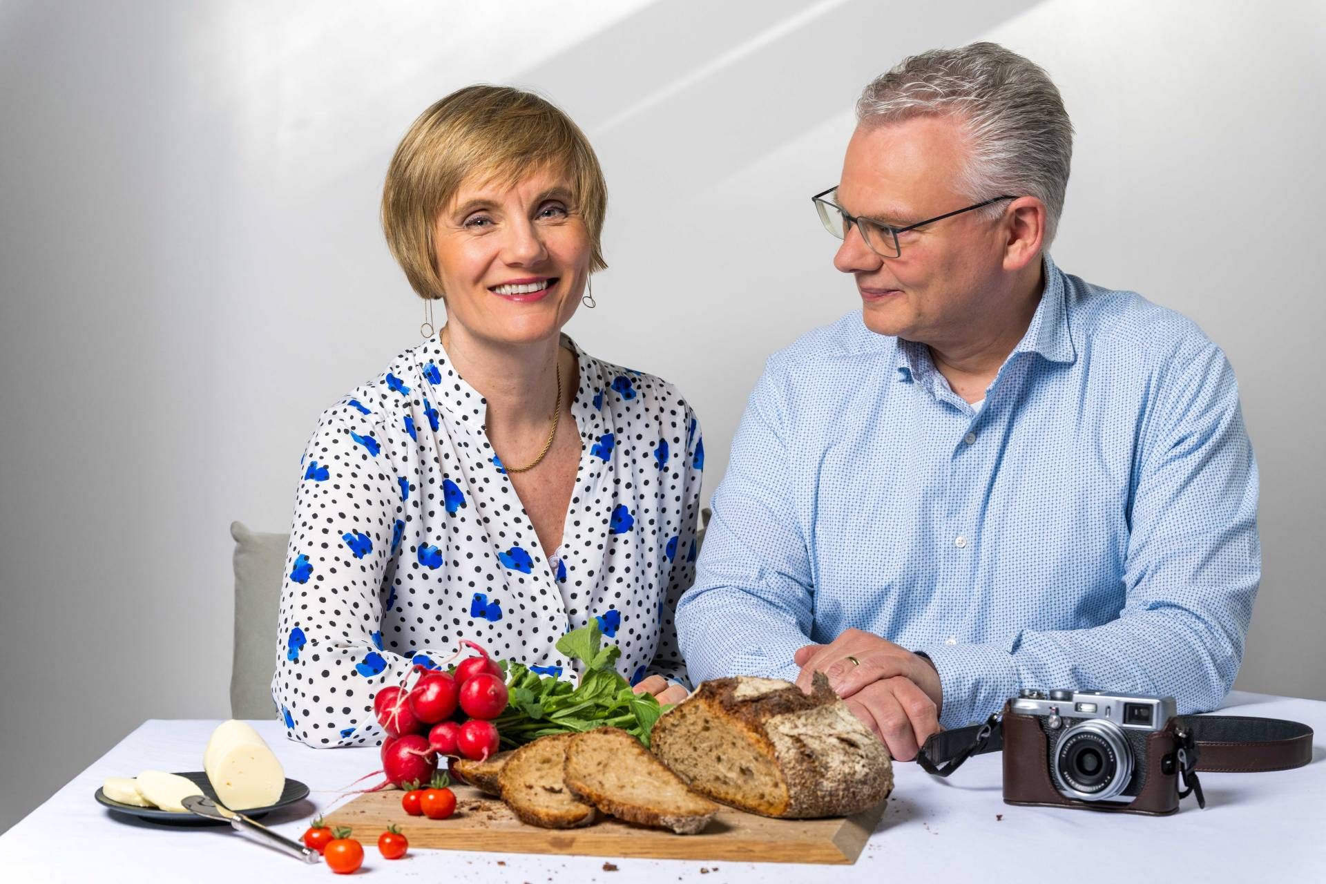 Isolde und Dieter Bornemann besch&auml;ftigten sich mit Lebensmittelverschwendung. Foto: Dieter Bornemann
