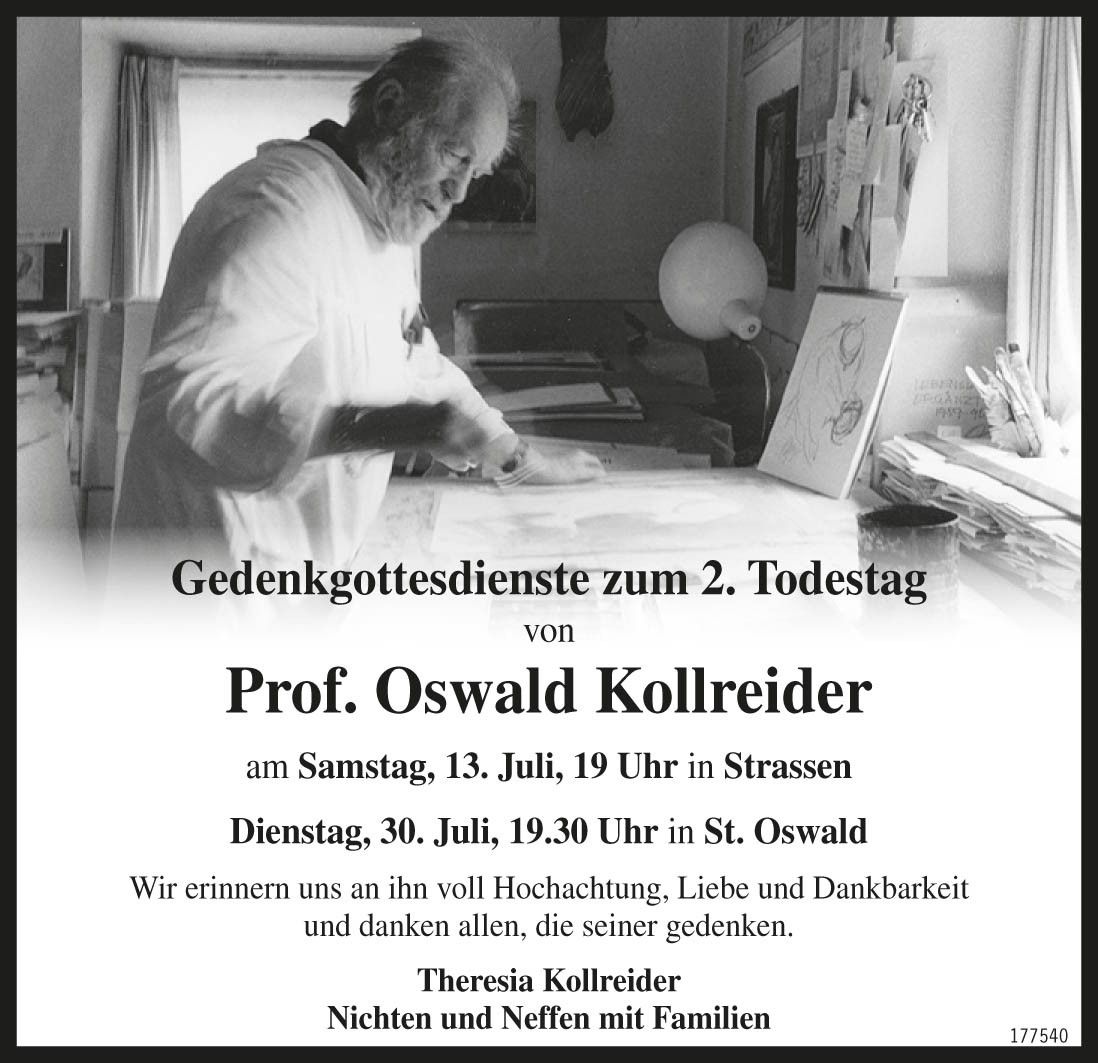 Prof. Oswald Kollreider
