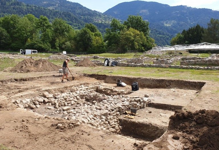Grabungen brachten neues Geb&auml;ude zum Vorschein