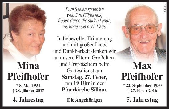 Mina und max Pfeifhofer