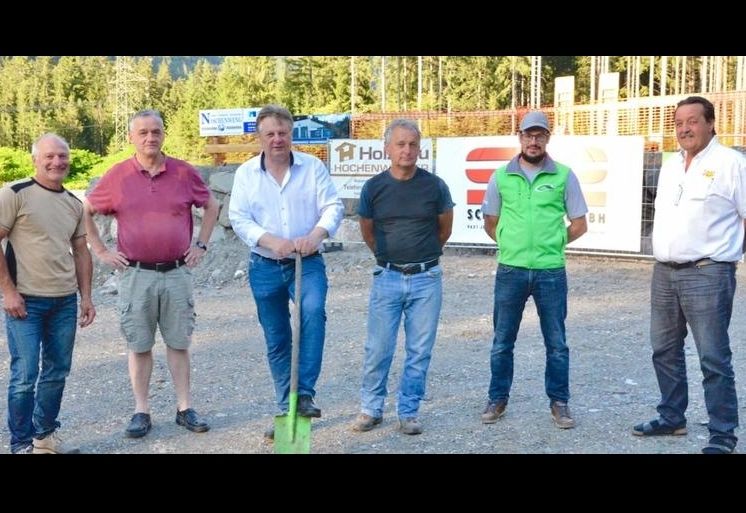Spatenstich f&uuml;r die Gewerbezone Tr&ouml;polach