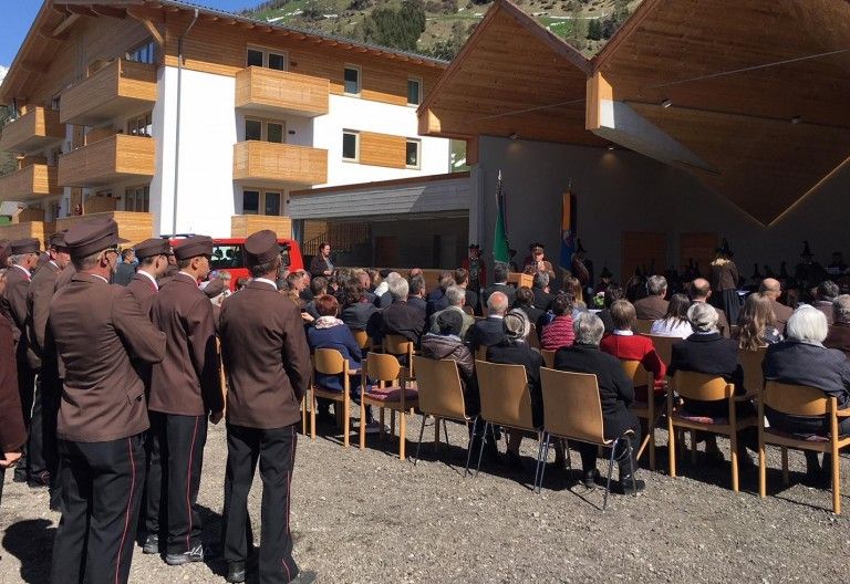 Neuer Dorfplatz in Innervillgraten eingeweiht
