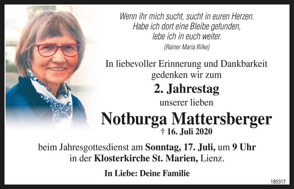 Notburga Mattersberger