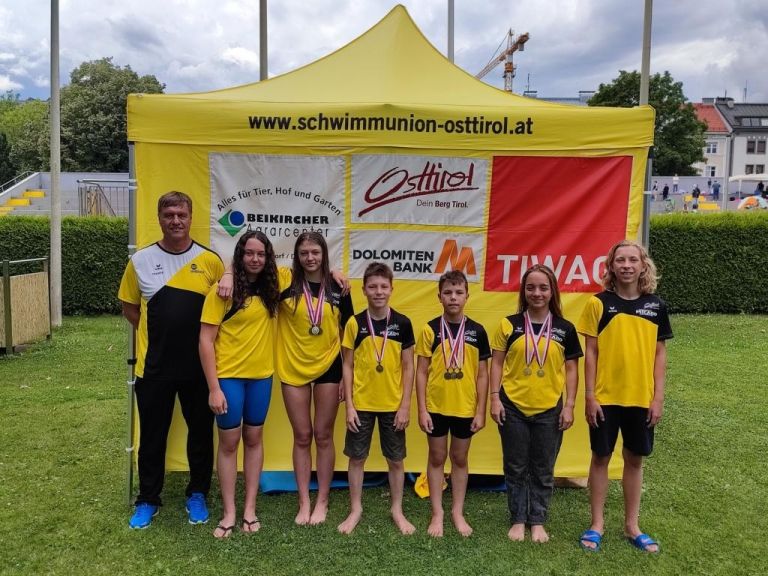 Medaillenregen f&uuml;r die Schwimmunion Osttirol
