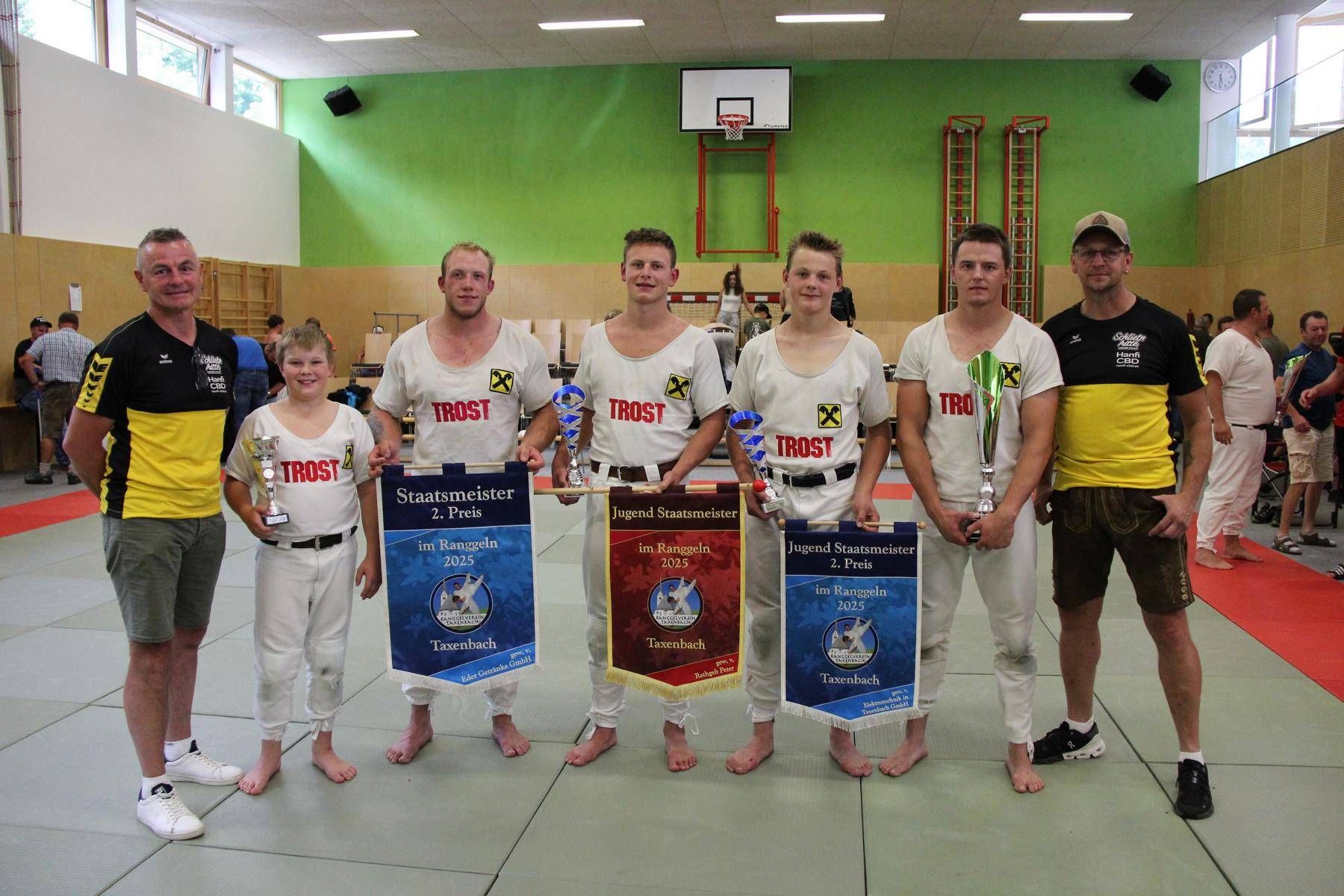 Die starke Rangglermannschaft der Union Matrei. Foto: Union Matrei